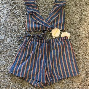 Wild Honey striped set